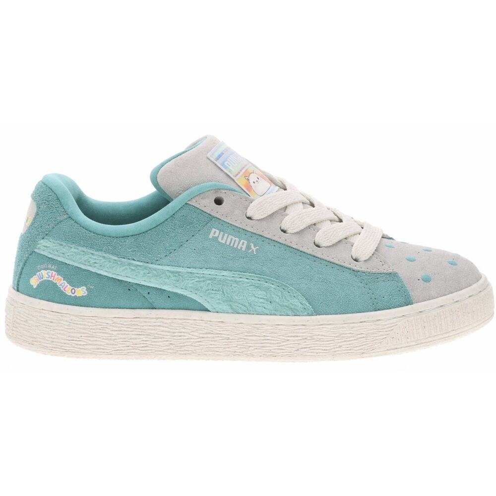 Puma X Squishmallows Suede Aqua Sneakers Women/Girl 6 NWT Pastel Y2K Rare Collab